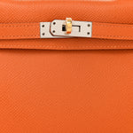 Epsom Mini Kelly Sellier 20 Orange