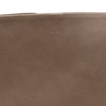 Grained Calfskin Large N/S Park Tote Dark Taupe