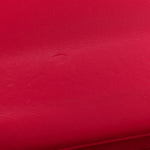 Lambskin Quilted Trendy CC Wallet On Chain WOC Dark Pink