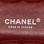 Lambskin Quilted Medium Double Flap Red