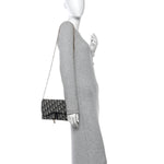 Oblique Saddle Chain Pouch Blue
