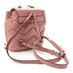 Nappa Chevron Matelasse GG Marmont Backpack Carmine Rose