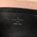 Lambskin Embossed Monogram Pochette Coussin Black