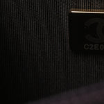 Caviar Quilted Boy Wallet On Chain WOC Dark Brown