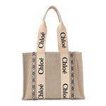 Cotton Medium Woody Ribbon Tote Slate Green