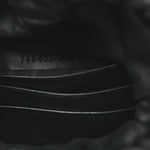 Calfskin Matelasse Front Pocket Mini GG Marmont Bucket Bag Black
