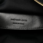 Lambskin Matelasse Monogram Large Jamie 4.3 Black