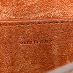 Smooth Calfskin Studded Cuir Triomphe Folco Crossbody Bag Tan