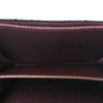 Caviar Quilted Flap Card Holder On Chain Black