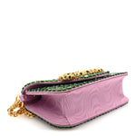 Fabric Crystal Embroidered Vlogo Small Loco Shoulder Bag Multicolor