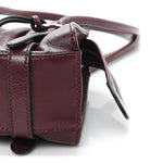 Nappa Medium The Cristina Satchel Dark Plum