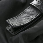 Re-Nylon Saffiano Medium Backpack Black