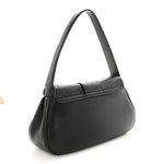 Supple Grained Calfskin Medium Polly Black