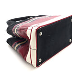 Patch Righe Mix Tote Cerise