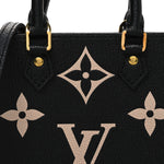 Empreinte Monogram Giant Petit Sac Plat Black Beige