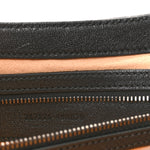 Goatskin Small GG Monochrome Aphrodite Shoulder Bag Black