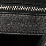 Canvas Calfskin Silver Hardware S Traveler Backpack Black