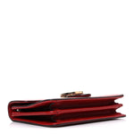 Dollar Calfskin Small Interlocking G Shoulder Bag Red
