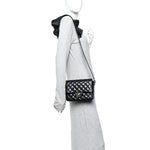 Calfskin Quilted Bolero De Chanel Flap Bag Black