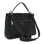 Soft Calfskin My Lockme Top Handle Vanille Black