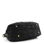 Tessuto Nylon Gaufre Tote Black