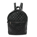 Nylon Quilted Coco Cocoon Backpack Black