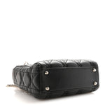 Lambskin Cannage Mini Lady Dior Black