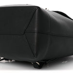Calfskin Lockme Backpack Black