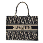 Oblique Medium Book Tote Blue Multicolor