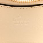 Lambskin Mini GG Milano Top Handle Shoulder Bag White