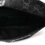 Denim Monogram Web Belt Bag Blue Multicolor