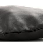 Finely Grained Calfskin Small Izzy Crescent Shoulder Bag Ebony Brown