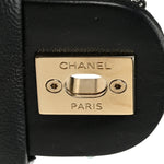 Tweed Sequin Small Single Flap Black Red Multicolor