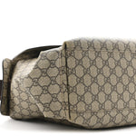 GG Plus Monogram Messenger Diaper Bag Dark Brown