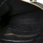 Bullhide Calfskin Medium Ring Bag Black