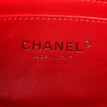 Lambskin Quilted Small Flap Red