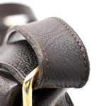 Grained Calfskin Medium Jennifer Crossbody Bag Brown