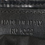 Monogram Saddle Bag Black