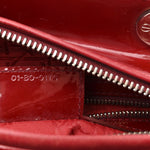 Patent Cannage Medium Lady Dior Red