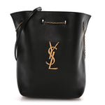 Lambskin Pochon Shoulder Bag Black