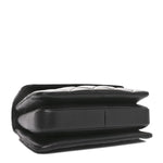 Lambskin Quilted Small Trendy CC Dual Handle Flap Bag Black