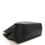 Pebbled Calfskin Medium Soho Chain Shoulder Bag Black