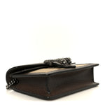 Monogram Jumbo GG Textured Dollar Calfskin Super Mini Dionysus Shoulder Bag Camel Ebony New Acero