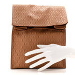 Calfskin Monogram Deli Paper Bag Vintage Beige