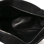 Suede Small Slouchy Banana Bag Black