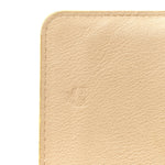 Calfskin Ottomar Klara Tri Fold Phone Wallet On Strap Croissant