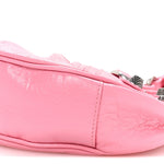 Agneau Arena Le Cagole Shoulder Bag XS Candy Pink