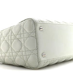 Lambskin Cannage Medium Lady Dior Green