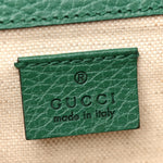 Dollar Calfskin Crystal Small Dionysus Shoulder Bag Emerald