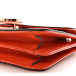 Dollar Calfskin Small Interlocking G Shoulder Bag Sun Orange